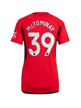 Manchester United Scott McTominay #39 Heimtrikot für Frauen 2023-24 Kurzarm